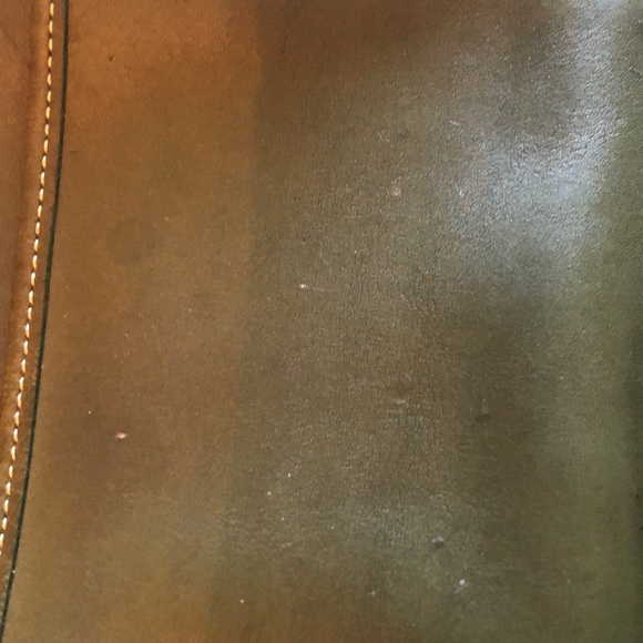 Dark green vintage Coach bag # F58-9850 - Picture 6 of 9